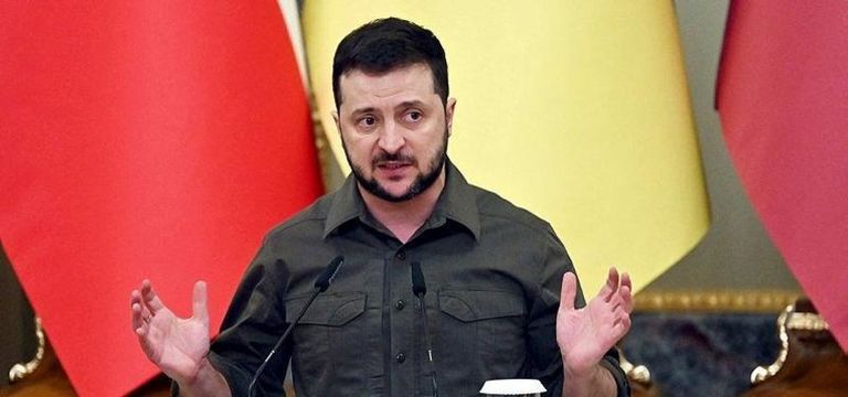 الرئيس الأوكراني آثار القصف الروسي على ماريوبول