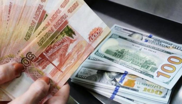 سعر الروبل الروسي مقابل الدولار اليوم