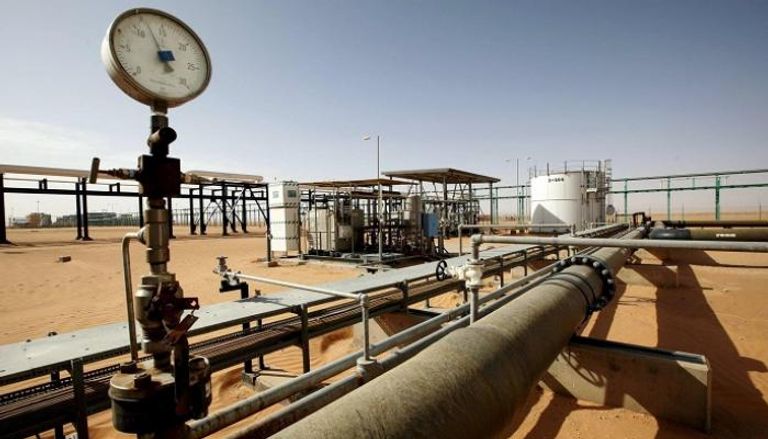 أحد حقول النفط الليبي 