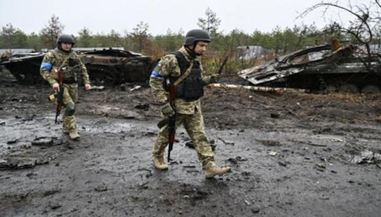 جنود أوكران في ساحات القتال
