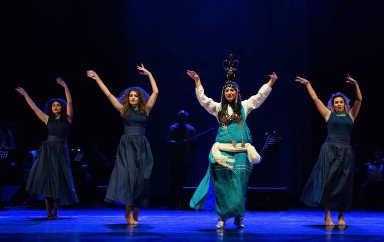 جانب من عرض النوالة على مسرح الأوبرا في تونس
