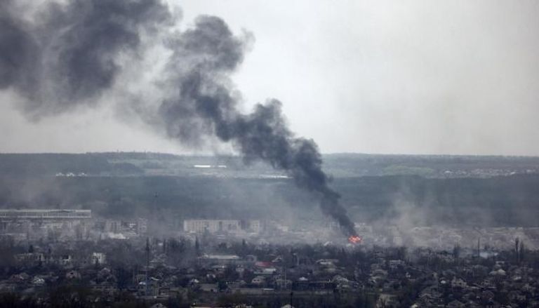 لقطة من آثار الحرب في أوكرانيا- ا ف ب