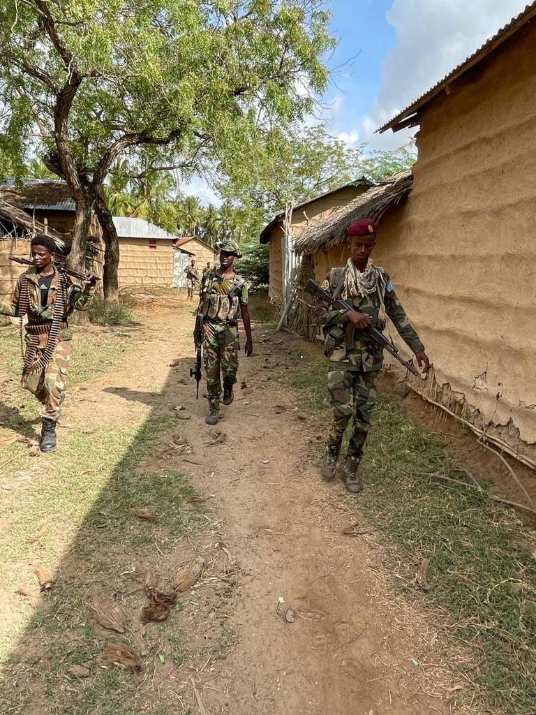 عناصر الجيش خلال العلمية الأمنية