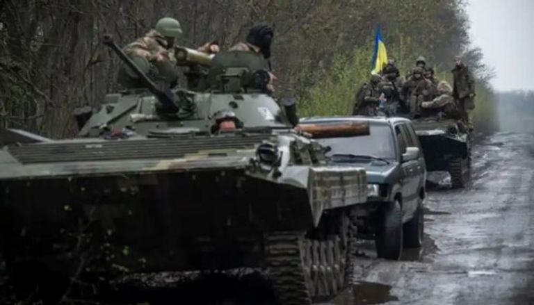 جانب من القوات الأوكرانية