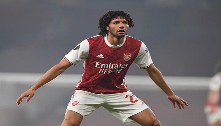 محمد النني لاعب وسط أرسنال
