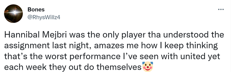 مغرد: حنبعل الوحيد الذي فهم كيف يجب أن تلعب مباراة ليفربول ومان يونايتد حنبعل المجبري