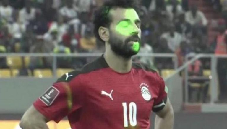 محمد صلاح في مباراة السنغال ومصر