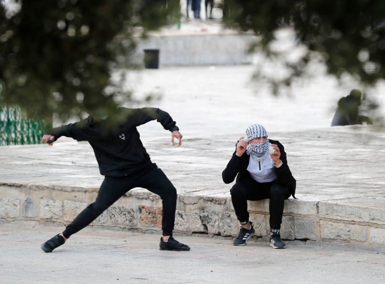 الشرطة الإسرائيلية في باحات الأقصى