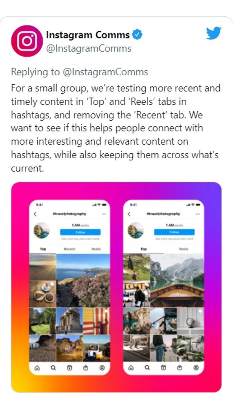 الخاصية الجديدة من أنستقرام