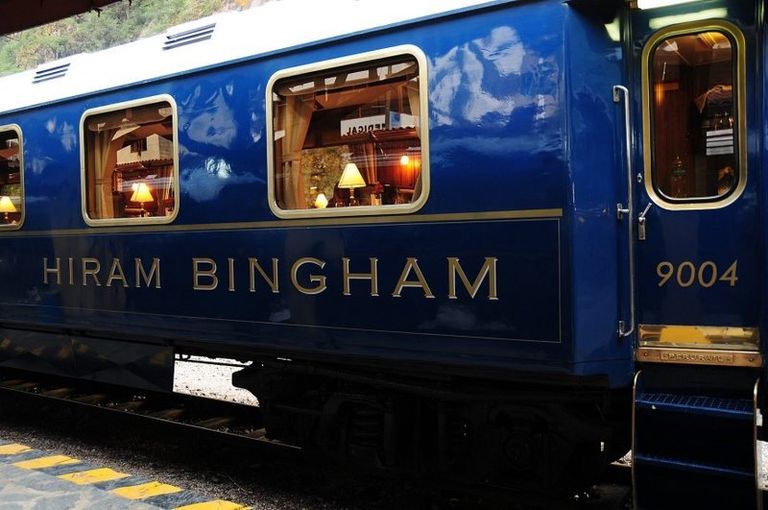 رحلة قطار Hiram Bingham  رحلة القطار عبر جبال روكي الكندية