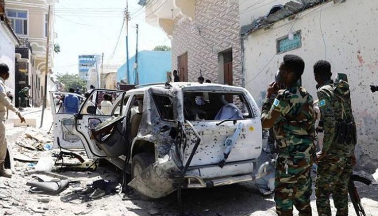 جانب من تفجير سابق بالصومال