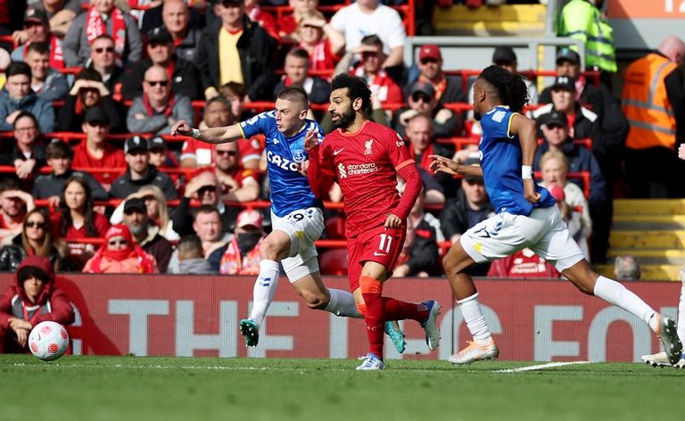 مباراة ليفربول ضد إيفرتون في الدوري الإنجليزي