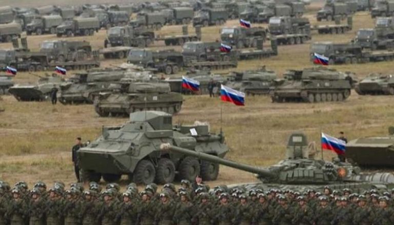 حشود عسكرية روسية ضخمة في أوكرانيا- أرشيفية