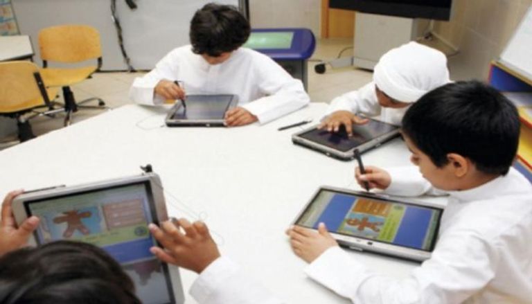 طلاب في إحدى مدارس دولة الإمارات