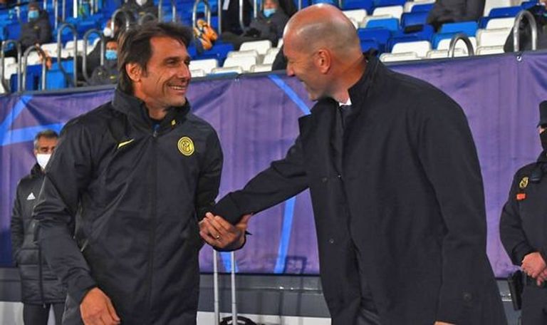 زين الدين زيدان وأنطونيو كونتي زين الدين زيدان وأنطونيو كونتي