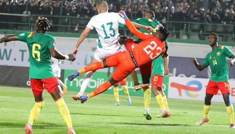 مباراة الجزائر ضد الكاميرون