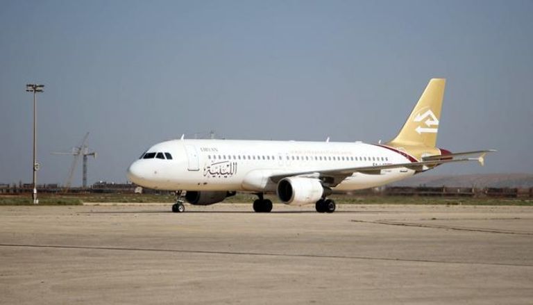 طائرة تابعة للخطوط الجوية الليبية. (أرشيفية)