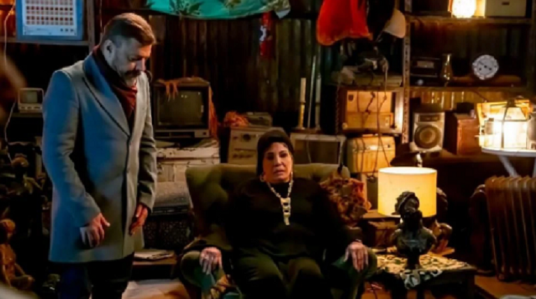 فردوس عبدالحميد في مشهد من الحلقة