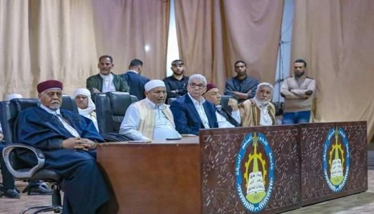 رئيس الحكومة الليبية فتحي باشاغا وأهالي الهلال النفطي 