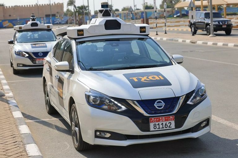 Driverless taxis in Abu Dhabi 