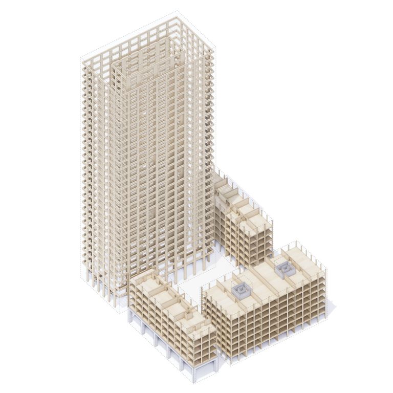 البرج الخشبي Rocket&Tigeli البرج الخشبي Rocket&Tigeli