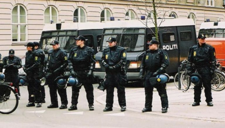 قوات تابعة للشرطة الدنماركية