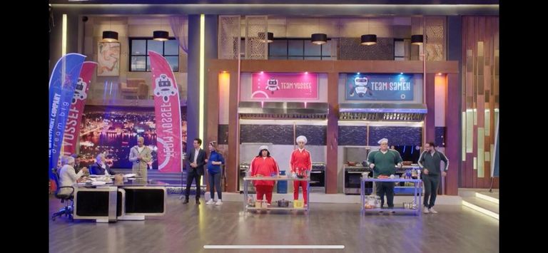 ملك زاهر في مشهد من المسلسل