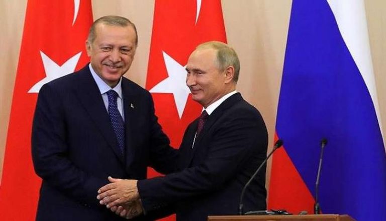 بوتين وأردوغان في لقاء سابق