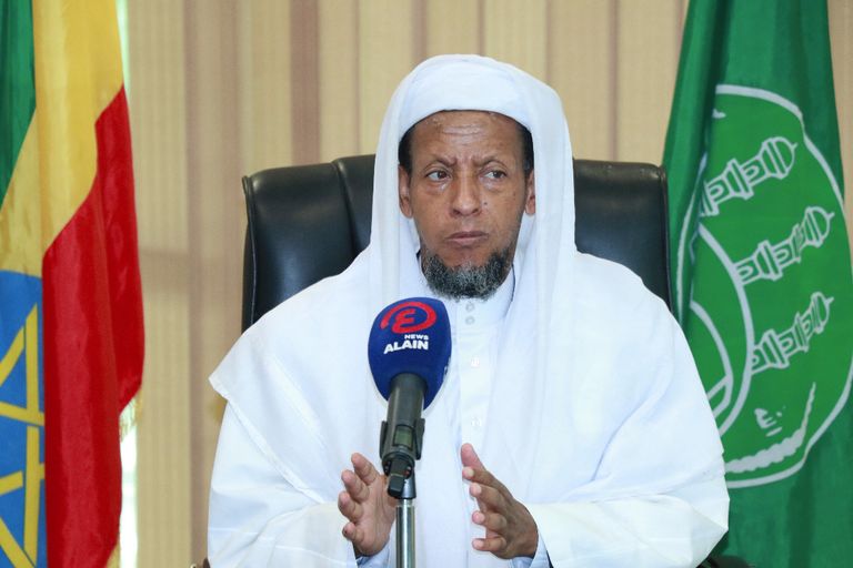 جانب من مظاهرات مسجد أنوار بأديس أبابا   