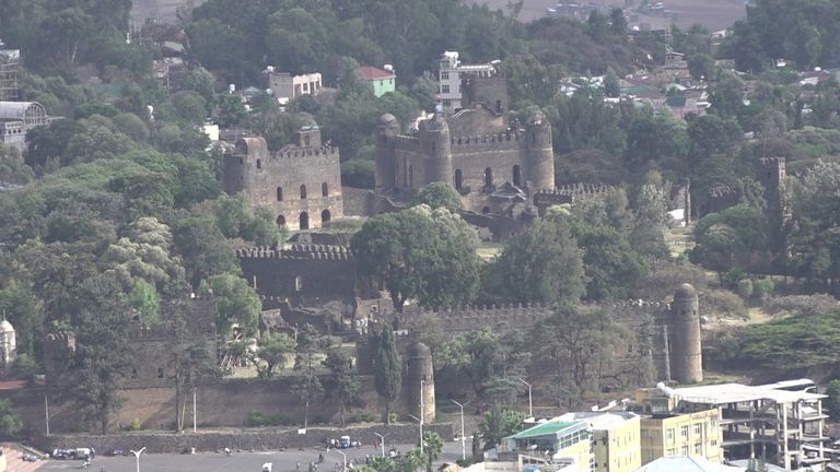 جانب من مظاهرات مسجد أنوار بأديس أبابا   