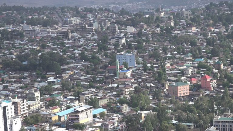 جانب من مظاهرات مسجد أنوار بأديس أبابا   