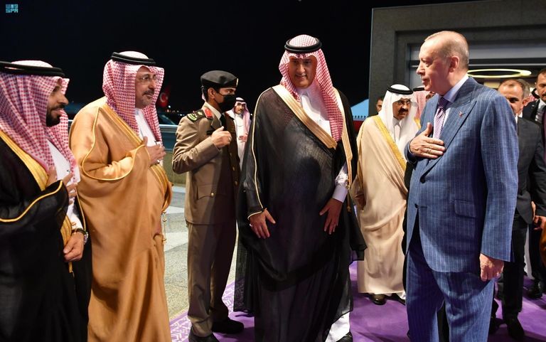 وصول الرئيس التركي إلى المملكة العربية السعودية وصول الرئيس التركي إلى المملكة العربية السعودية