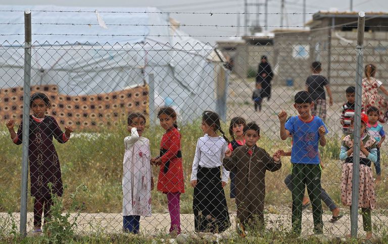 أطفال أيتام في دار إيواء خاص بمحافظة نينوى العراقية