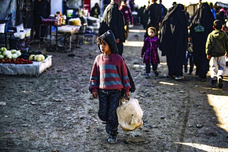 أطفال أيتام في دار إيواء خاص بمحافظة نينوى العراقية