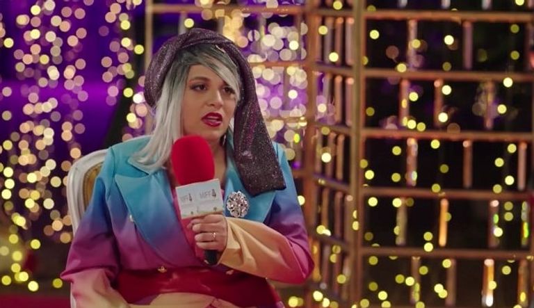 الفنانة المصرية هنادي مهنا في مهرجان المزاريطة