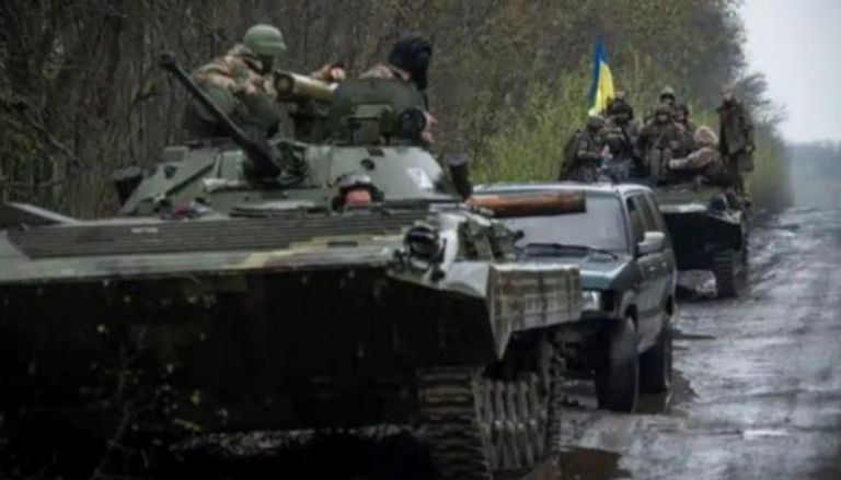 آليات عسكرية أوكرانية -أرشيفية
