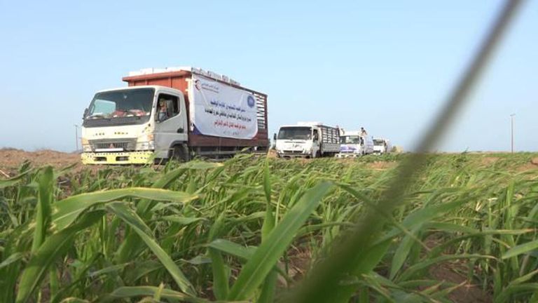 مساعدات الهلال الأحمر الإماراتي