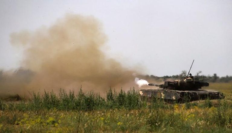 دبابة أوكرانية في خيرسون - أرشيفية