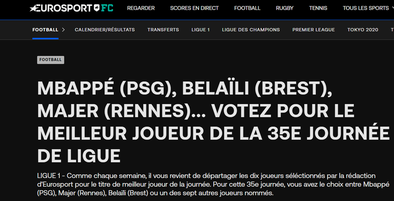 يوسف بلايلي لاعب بريست الفرنسي