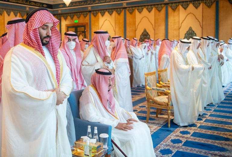 العاهل السعودي الملك سلمان وولي العهد الأمير محمد بن سلمان