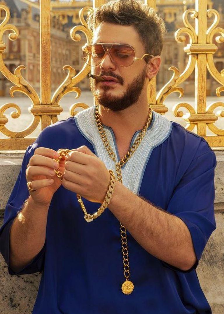 المغنية اللبنانية إليسا وسعد لمجرد