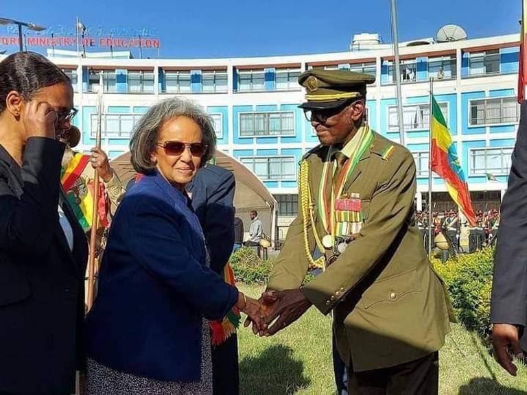 جانب من الاحتفال بيوم المحاربين القدامى