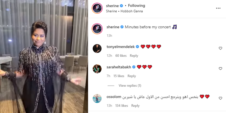 المطربة المصرية شيرين عبدالوهاب