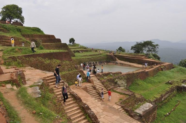 The ancient city of Sigiriya in Sri Lanka