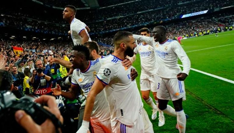 فرحة ريال مدريد بالتأهل للنهائي