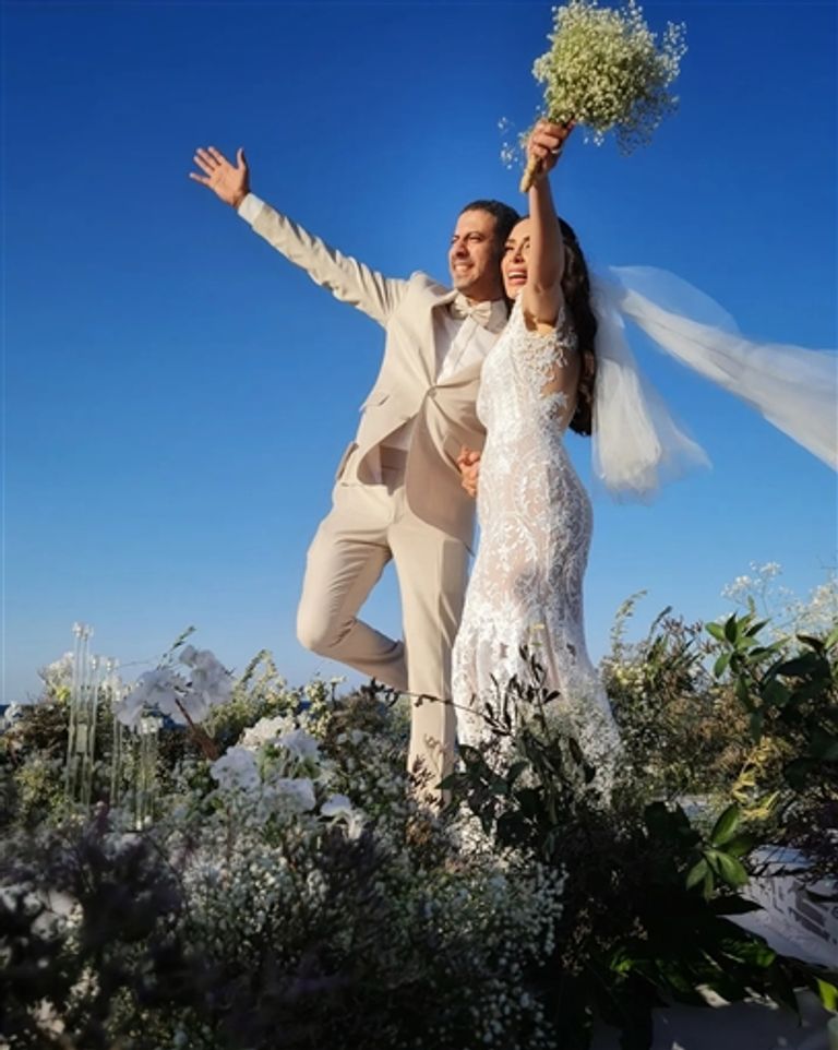 زفاف محمد فراج وبسنت شوقي