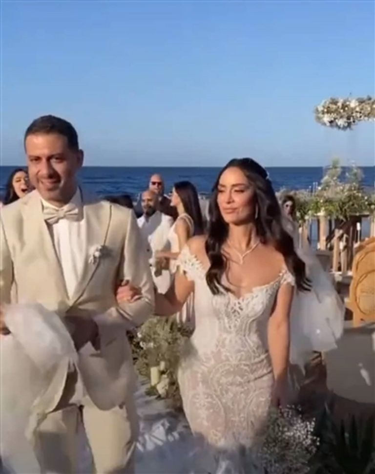 زفاف محمد فراج وبسنت شوقي