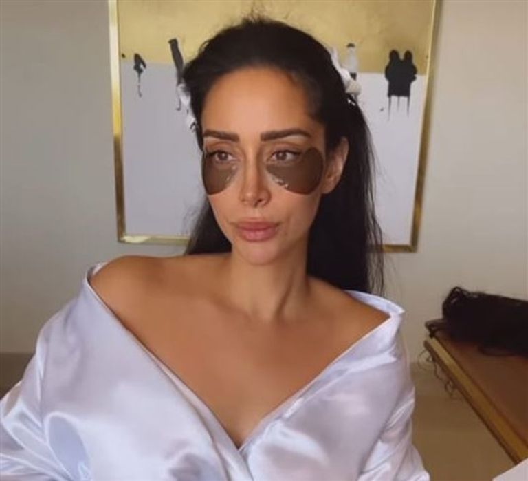 جانب من جلسة تصوير محمد فراج وبسنت شوقي بحفل