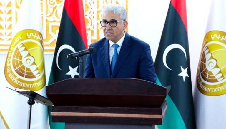 رئيس الحكومة الليبية فتحي باشاغا أمام البرلمان الليبي -أرشيفية