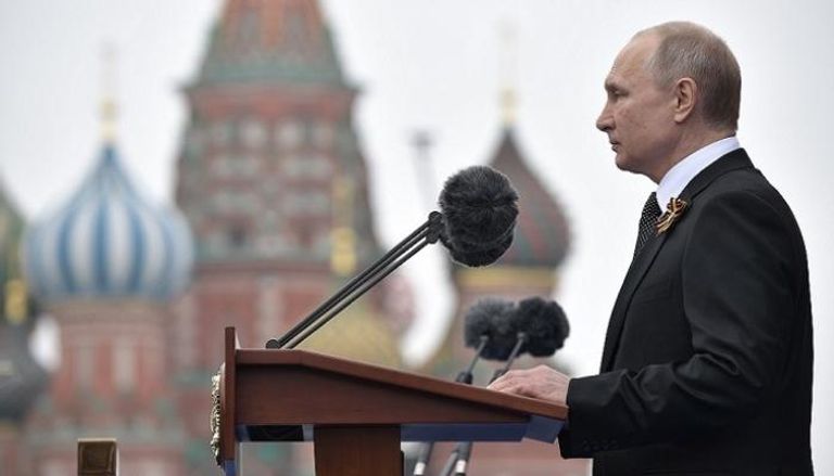 الرئيس الروسي فلاديمير بوتين خلال احتفال سابق بعيد النصر